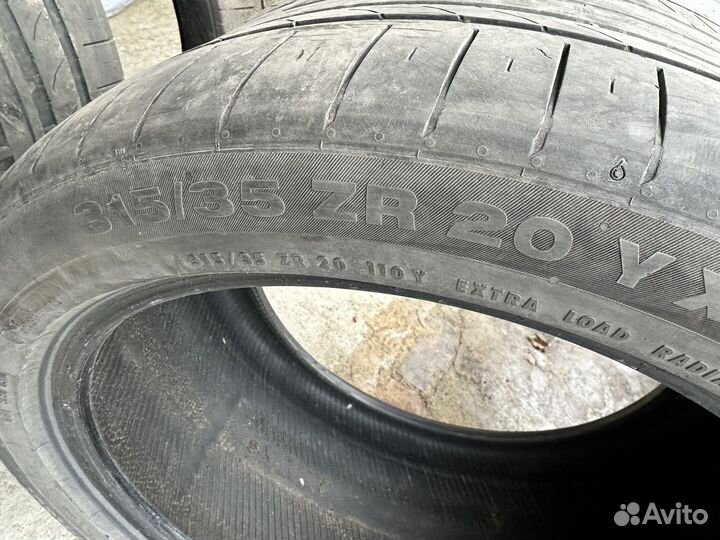 Continental ContiSportContact 5 275/40 R20 и 315/35 R20 106