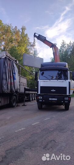 Аренда и услуги манипулятора, стрела 8 т, 10 м, борт 10 т, 6.5 м