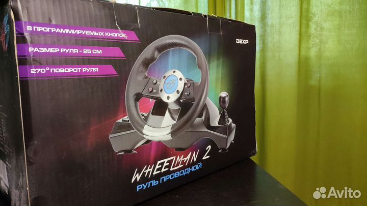 Игровой руль с педалями Sven Wheelman 2