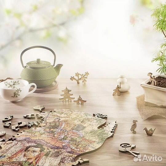 Деревянный пазл Япония (davici)