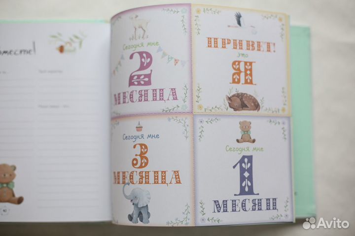 Альбом первый год малыша счастливые мгновения