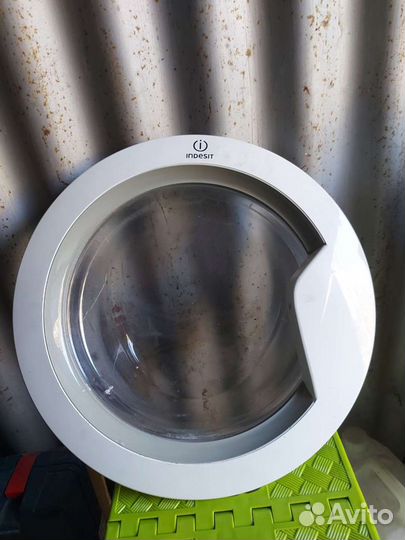Люк стиральной машины indesit