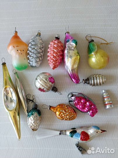 Елочные игрушки ссср,ГДР