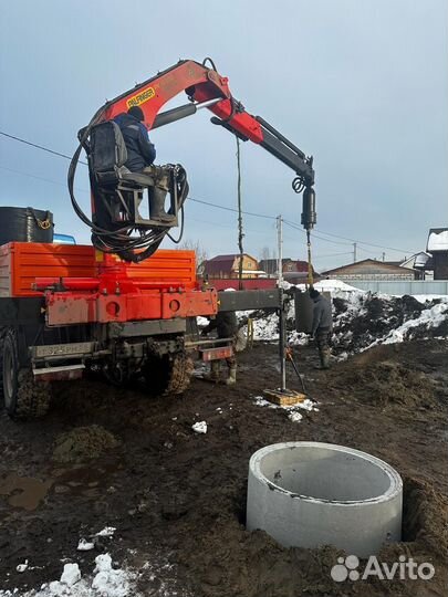 Копка бурение колодца септика под ключ за день