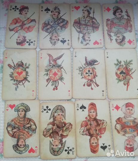 Винтажные игральные карты