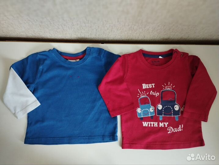 Одежда на мальчика пакетом 6-9 месяцев