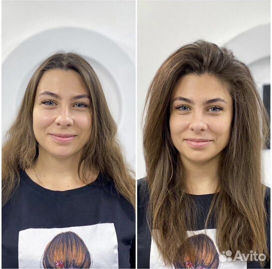 Прикорневой объем волос/Ботокс/Кератин/полировка