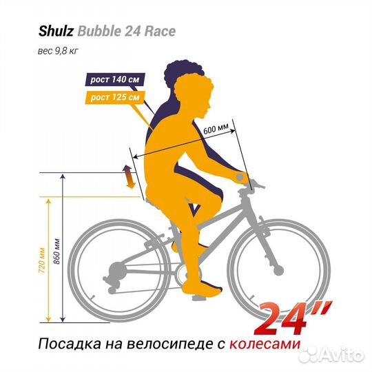 Велосипед детский Shulz Bubble 24 Race