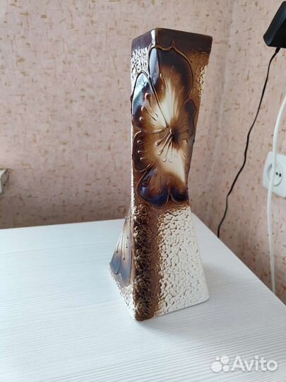 Ваза для цветов керамика ромбовидная