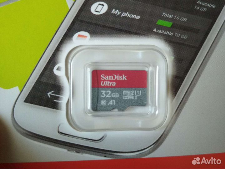 Карта памяти MicroSD 32 gb