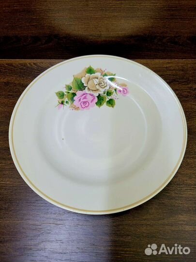 Блюдо большое фарфор СССР (#1173)