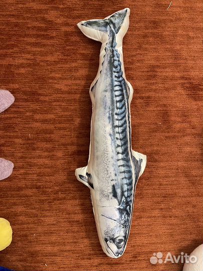 Мягкая игрушка рыба большая