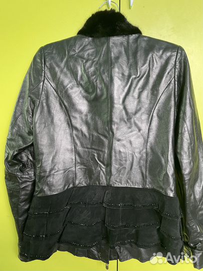 Куртка кожаная женская 46 48