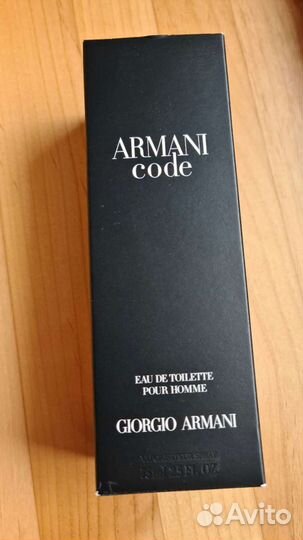 Armani Code Pour Home original духи туалетная вода