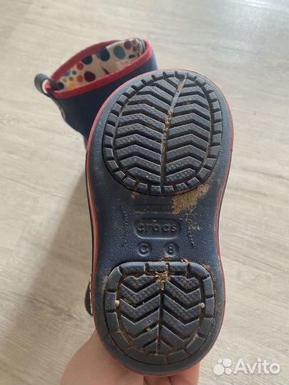 Детские сапоги crocs c8