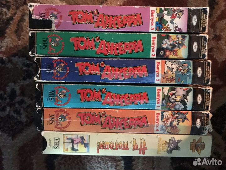 Видеокассеты мультфильмы