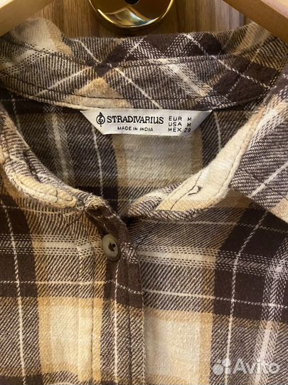 Рубашка в клетку Stradivarius