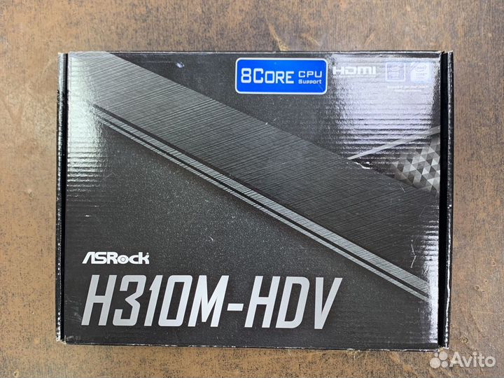 Материнская плата 1151v2 asrok h310m-hdv