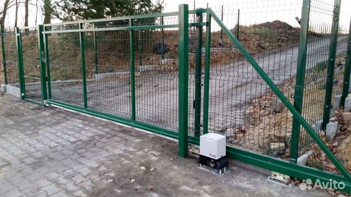 Ворота откатные прочные