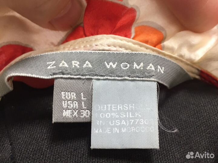 Блузка zara Woman шелк