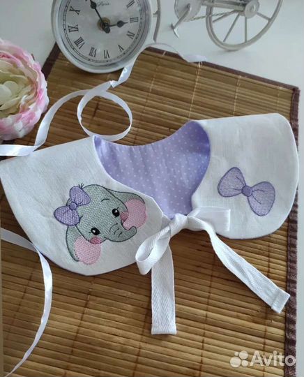 Воротник с вышивкой