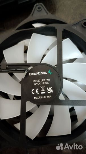 Корпусные вентиляторы с подстветкой 120х120х25mm