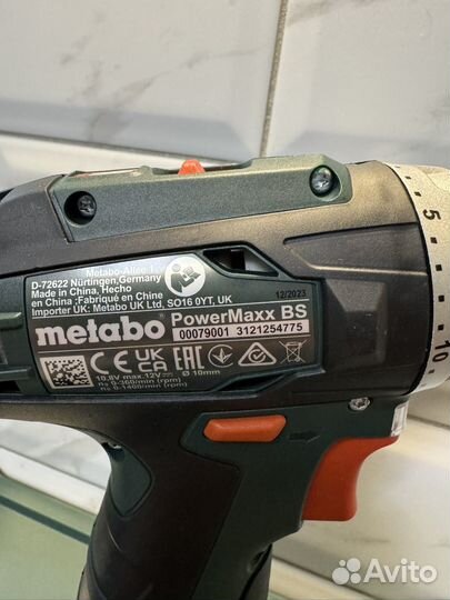 Шуруповерт metabo powermaxx bs basic 12в