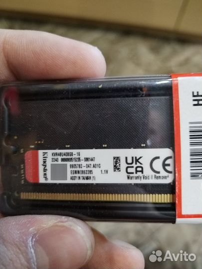 Оперативная память Kingston ddr5 16gb