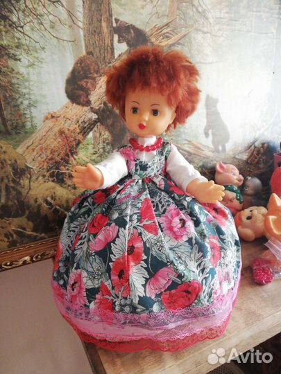 Кукла СССР чайница