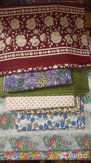 Отрез ткани хлопок СССР