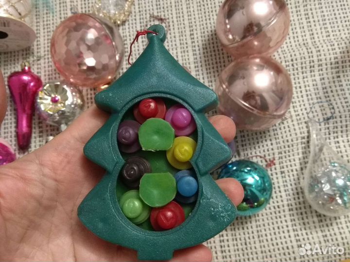 Елочные игрушки ссср, современные, мишура