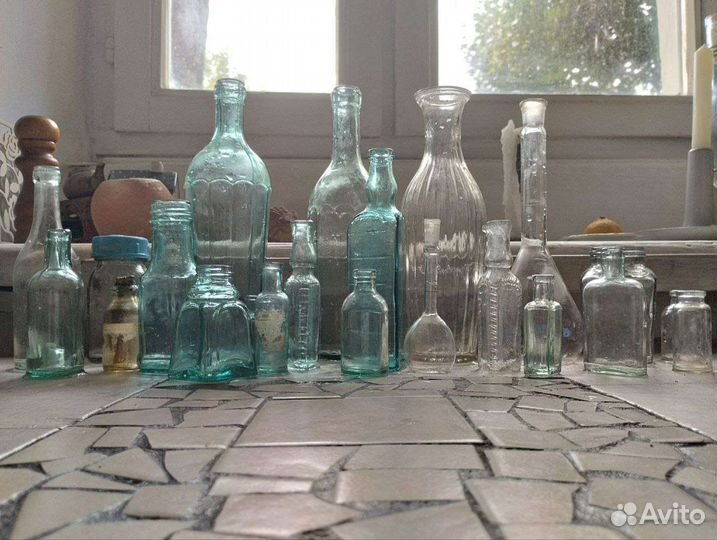 Старинные бутылки