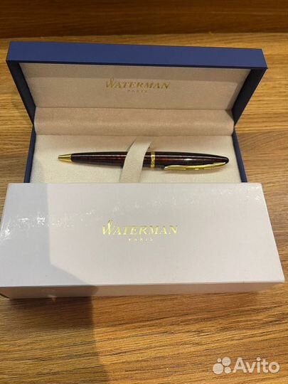Шариковая ручка Waterman Carene, Marine Amber GT