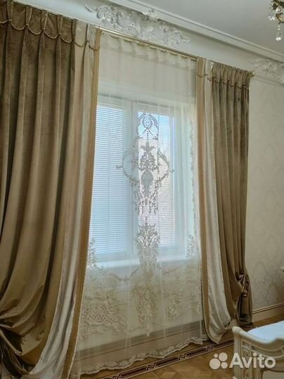Комплект шторы тюль
