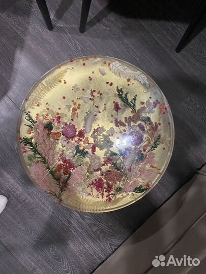 Журнальный столик из эпоксидной смолы