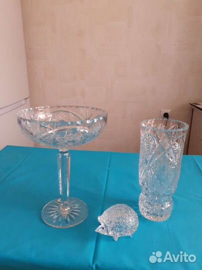 Вазы для цветов,салатницы,конфетницы хрустальные