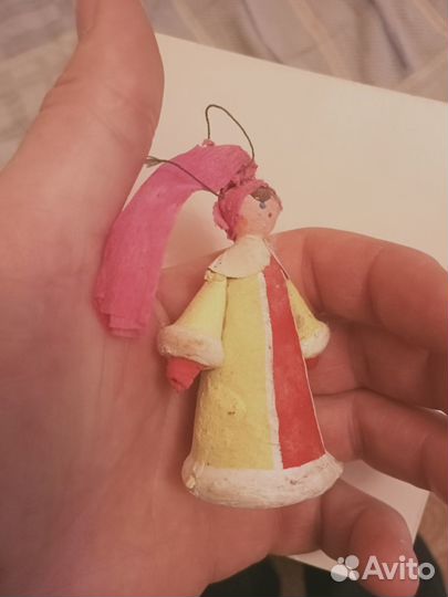 Ёлочная игрушка. ссср.Ватная