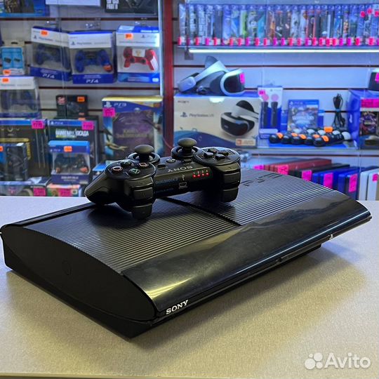 Sony PS3 super slim 12gb прошитая