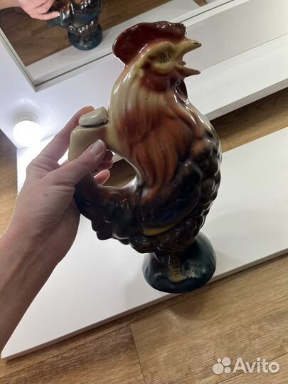 Графин ссср, петух и птица, 2 штуки