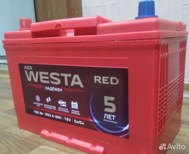 Акб 100 Ач Westa Asia (на ssangyong)