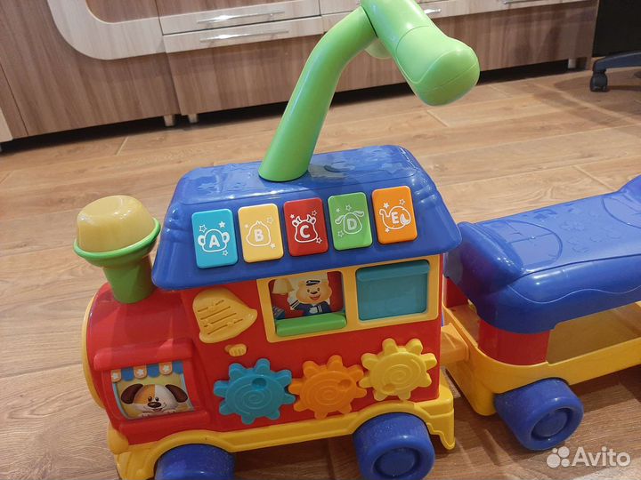 Машинка Паровоз каталка детский