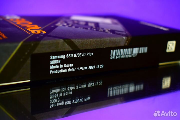 Жесткий диск M.2 nvme 500 GB 970 EVO Plus Samsung