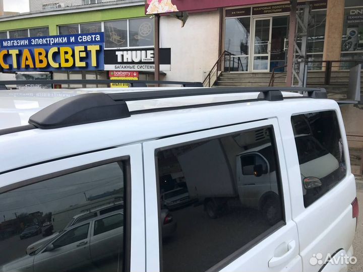 Рейлинги УАЗ Патриот (черные)