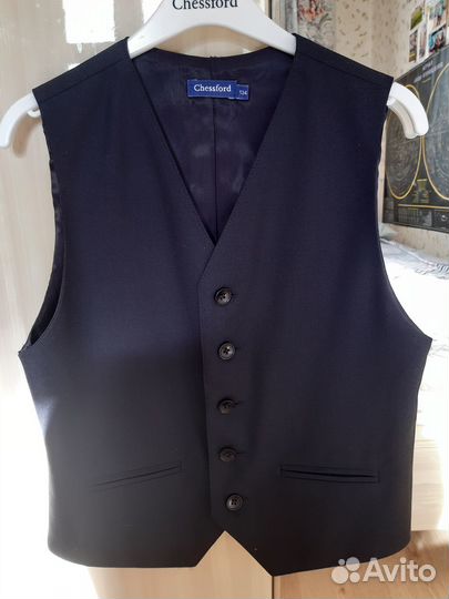 Жилет школьный для мальчика р. 134