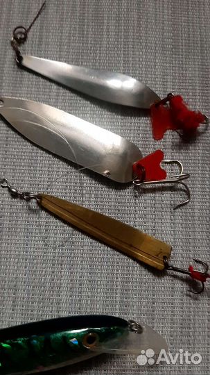 Рыболовные блесна, воблеры, катушка