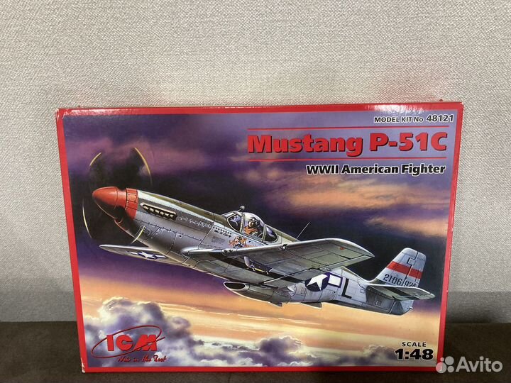 Модель ICM P-51 Mustang 1/48