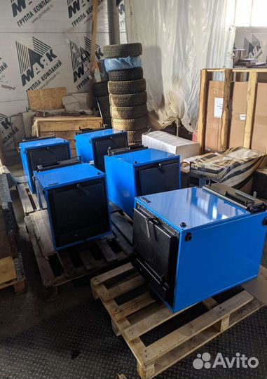 Пиролизный котел 8-16ч на дровах, до 3 сут на угле