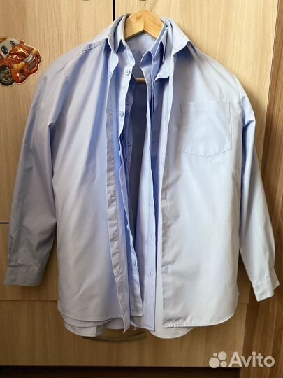 Рубашки голубые школьные (152-158) George (Англ)