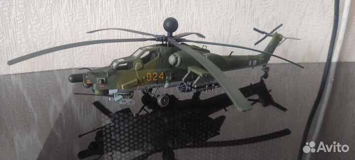 Модель вертолёта ми-28 в масштабе 1:72