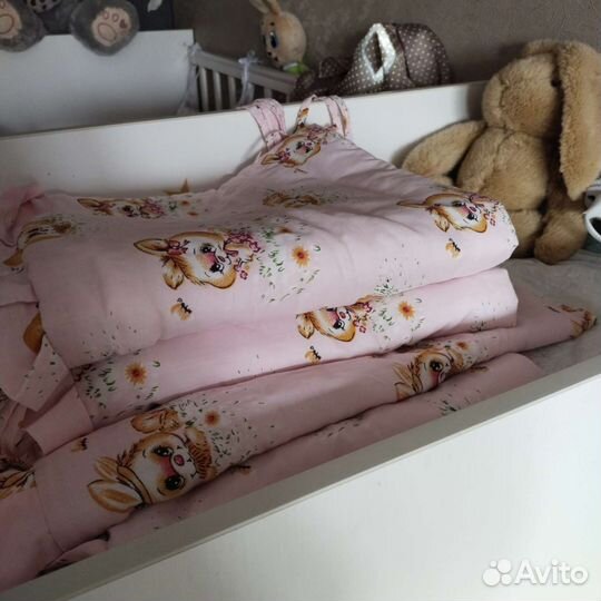 Бортики в детскую кроватку